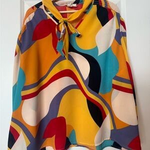 Colorful Abstract Women's Top
